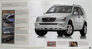 2005 Mercedes-Benz M-Class and G-Class Accessories Sales Brochure