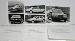1986 Mercedes-Benz Media Information Press Kit 190 300 420 560