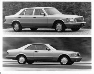 1986 Mercedes-Benz 560SEL Sedan and 560SEC Coupe Press Photo and Release 0036
