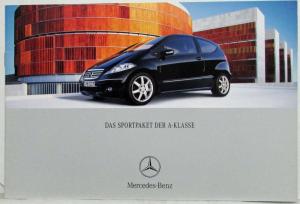 2006 Mercedes-Benz Sports Package for A-Class Sales Brochure - German Text