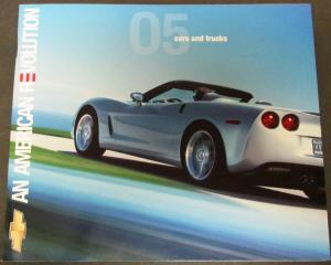 2005 Chevrolet Dealer Prestige Brochure Full Line Car Truck Corvette Monte Carlo