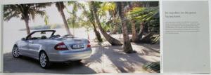 2005 Mercedes-Benz New CLK Coupe and Convertible Sales Brochure - German Text