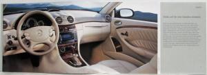 2005 Mercedes-Benz New CLK Coupe and Convertible Sales Brochure - German Text