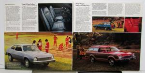 1976 Ford Pinto Stallion Runabout Sedan Wagon XL Sales Tri-Folder