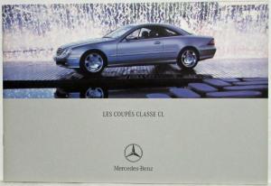 2003 Mercedes-Benz CL-Class Coupes Sales Brochure - French Text