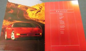 1998 Chevrolet Corvette Dealer Prestige Sales Brochure LS1 Coupe Convertible