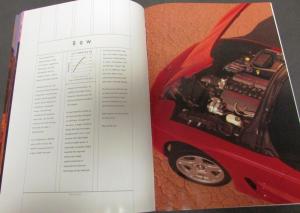 1998 Chevrolet Corvette Dealer Prestige Sales Brochure LS1 Coupe Convertible
