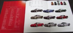 1998 Chevrolet Corvette Dealer Prestige Sales Brochure LS1 Coupe Convertible