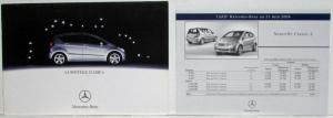 2003 Mercedes-Benz SLK Final Edition Sales Brochure