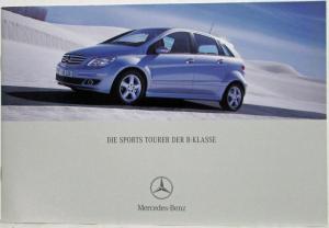 2005 Mercedes-Benz B-Class Sports Tourer Sales Brochure - German Text