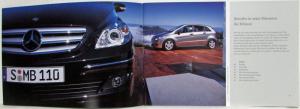 2005 Mercedes-Benz B-Class Sports Tourer Sales Brochure - German Text