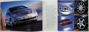 2005 Mercedes-Benz B-Class Sports Tourer Sales Brochure - German Text
