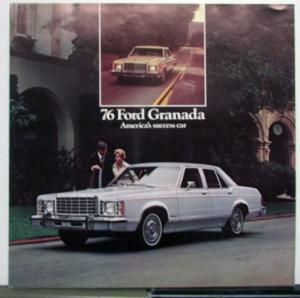 1976 Ford Granada America's Success Car Features Options Specs Brochure REV
