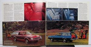 1976 Ford Station Wagons Torino Pinto LTD Features Options Specs Brochure