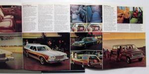 1976 Ford Station Wagons Torino Pinto LTD Features Options Specs Brochure