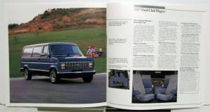 1987 Ford Station Wagons Taurus Areostar Escort Crown Victoria Specs Brochure