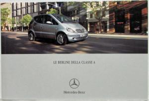 2002 Mercedes-Benz A-Class Sales Brochure - Italian Text