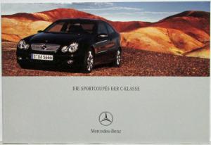 2004 Mercedes-Benz C-Class Sports Coupes Sales Brochure - German Text