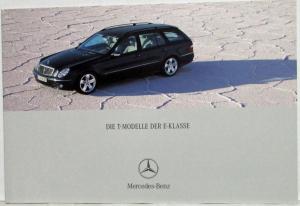 2005 Mercedes-Benz E-Class Estate Sales Brochure - German Text