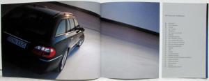 2005 Mercedes-Benz E-Class Estate Sales Brochure - German Text