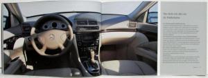 2005 Mercedes-Benz E-Class Estate Sales Brochure - German Text