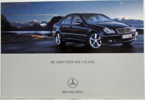 2004 Mercedes-Benz C-Class Sedans Sales Brochure - German Text