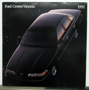 1992 Ford Crown Victoria Options Equipment Packages Specs Sales Brochure