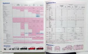 1986-1993 Ford Festiva GHIA S GL L Special Specs Options Sales Brochure JAPANESE