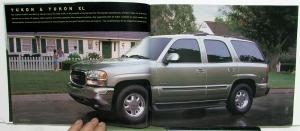 2001 GMC Canadian Truck Dealer Sales Brochure Yukon XL & Denali Features Options