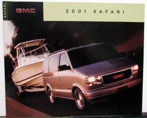 2001 GMC Canadian Truck Dealer Sales Brochure Safari Van Features Options
