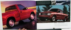 2001 GMC Canadian Truck Dealer Sales Brochure Sonoma Features Options