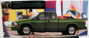 2001 GMC Canadian Truck Dealer Sales Brochure Sonoma Features Options