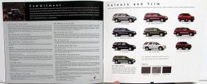 2001 GMC Canadian Truck Dealer Sales Brochure Jimmy Features Options