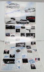 1990-1995 Ford Laser Photos Specs Options Sales Tri-Folder JAPANESE