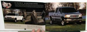 2001 GMC Trucks Canadian Dealer Full Line Sales Brochure Pickup Yukon Jimmy Van