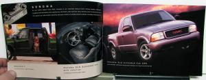 2001 GMC Trucks Canadian Dealer Full Line Sales Brochure Pickup Yukon Jimmy Van