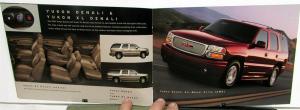 2001 GMC Trucks Canadian Dealer Full Line Sales Brochure Pickup Yukon Jimmy Van