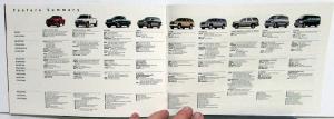 2001 GMC Trucks Canadian Dealer Full Line Sales Brochure Pickup Yukon Jimmy Van
