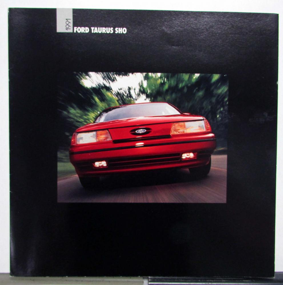 1991 Ford Taurus SHO Color Trims Options Specs XL Sales Tri-Folder