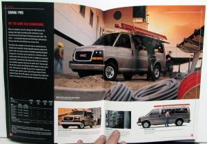 2004 GMC Trucks Dealer Light Commercial Models Brochure Pickup Van Utilities