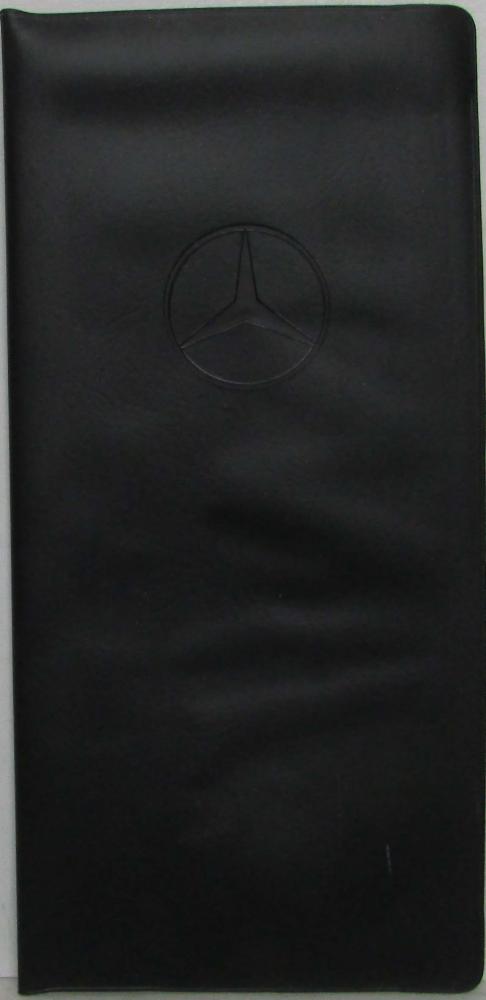 1976 Mercedes-Benz Sales Pocket Data Book for Passenger Cars