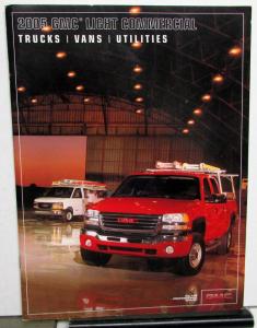 2005 GMC Trucks Dealer Light Commercial Models Brochure Pickup Van Utilities