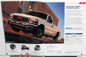 2005 GMC Trucks Dealer Light Commercial Models Brochure Pickup Van Utilities