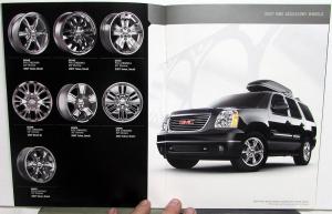 2007 GMC Trucks Dealer Accessory Wheels Sales Brochure Yukon Denali Sierra