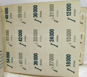 1967 Mercedes-Benz Passenger Cars Service Booklet - Multi-Language