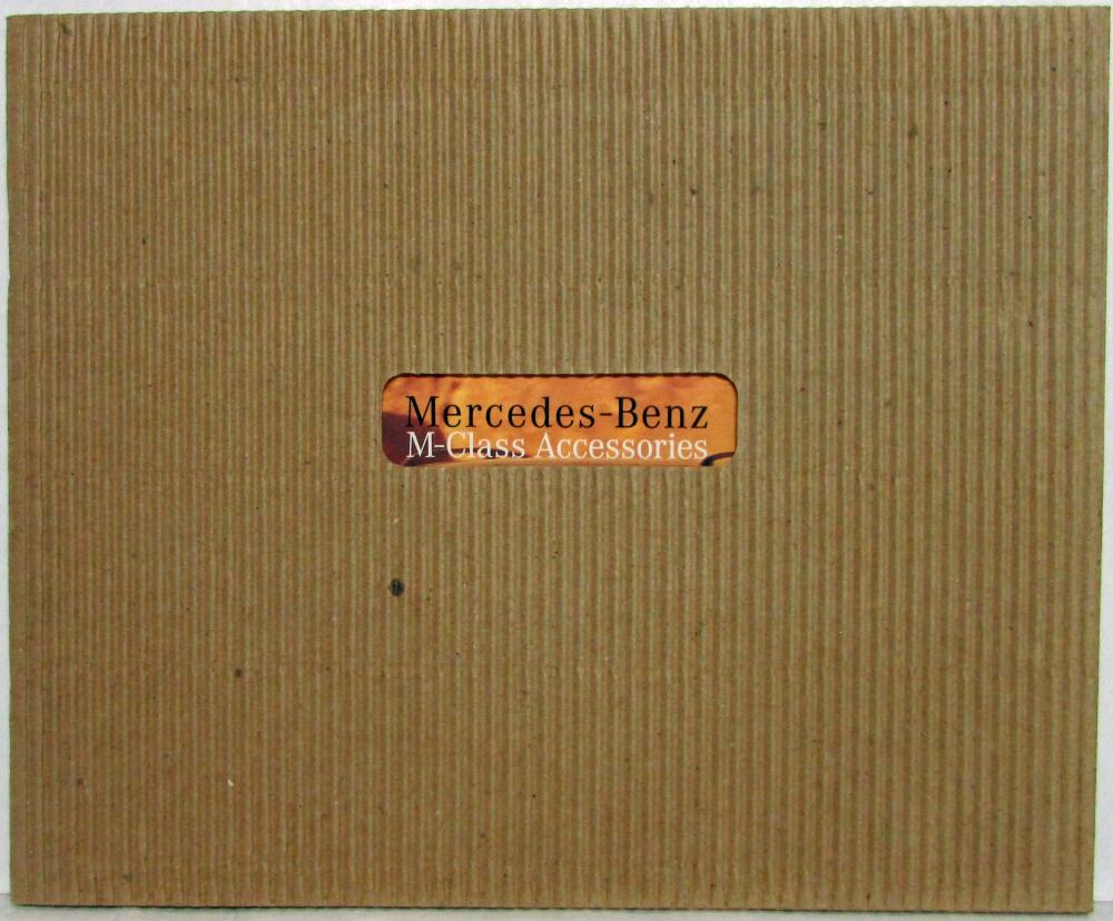1997 Mercedes-Benz M-Class Accessories Sales Brochure