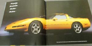 1995 Chevrolet Corvette Dealer Prestige Brochure Coupe Convertible ZR1