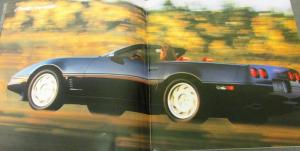 1995 Chevrolet Corvette Dealer Prestige Brochure Coupe Convertible ZR1