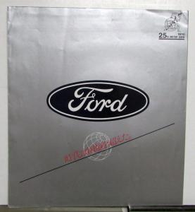 1983 Ford 25th Tokyo Motor Show Mustang Ghia Mark Thunderbird Marquis JAPANESE