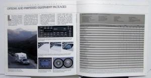 1989 Ford LTD Crown Victoria Diagrams Specifications Safety XL Sales Brochure